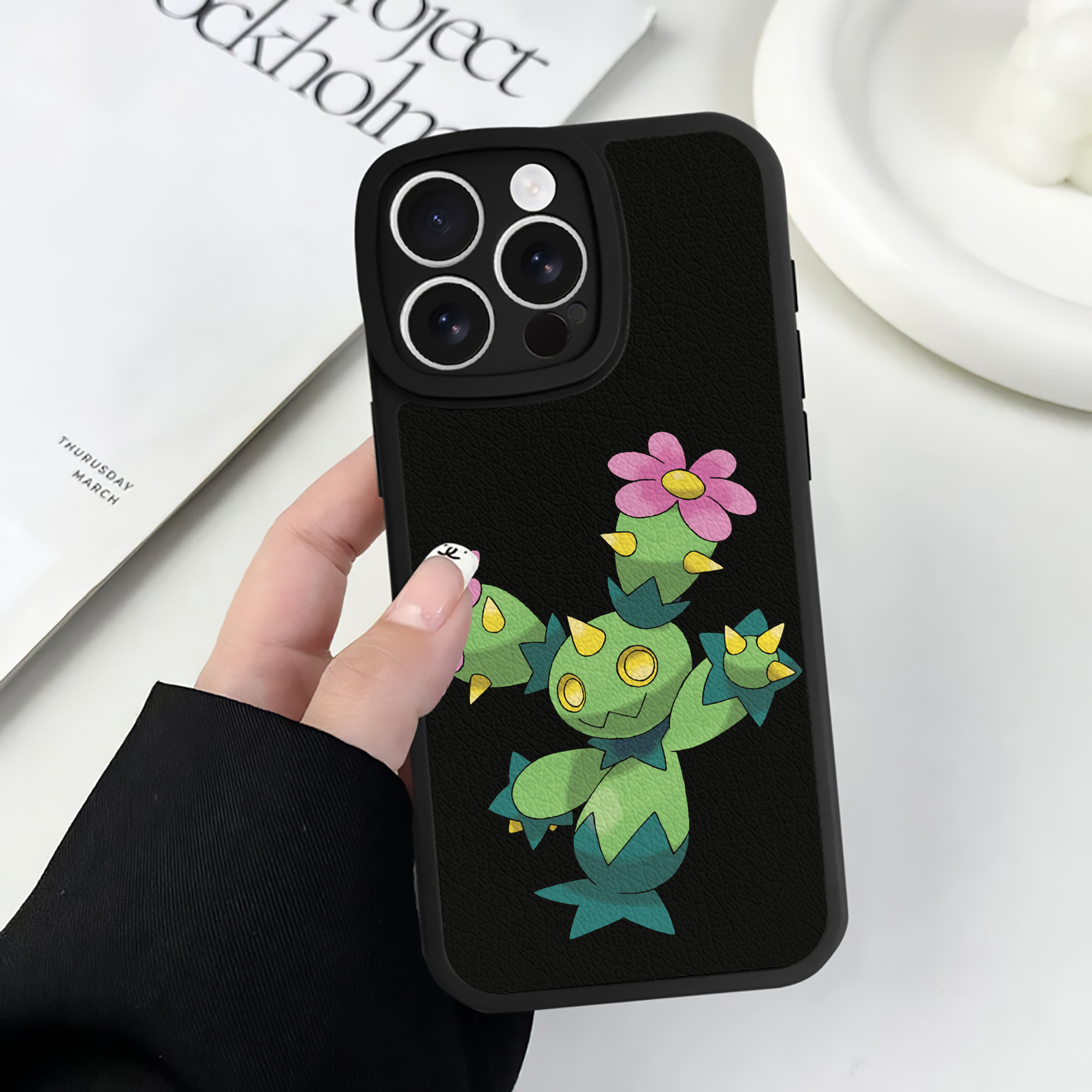 （画像用） ポケットモンスター Pokémon 【iPhone 16シリーズ対応】シリコンスマホケース（レザー調） 材質：シリコン